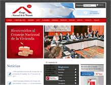 Tablet Screenshot of cnvivienda.org.ar